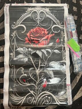 Black & Red Rose diamond painting Art- Home Decor